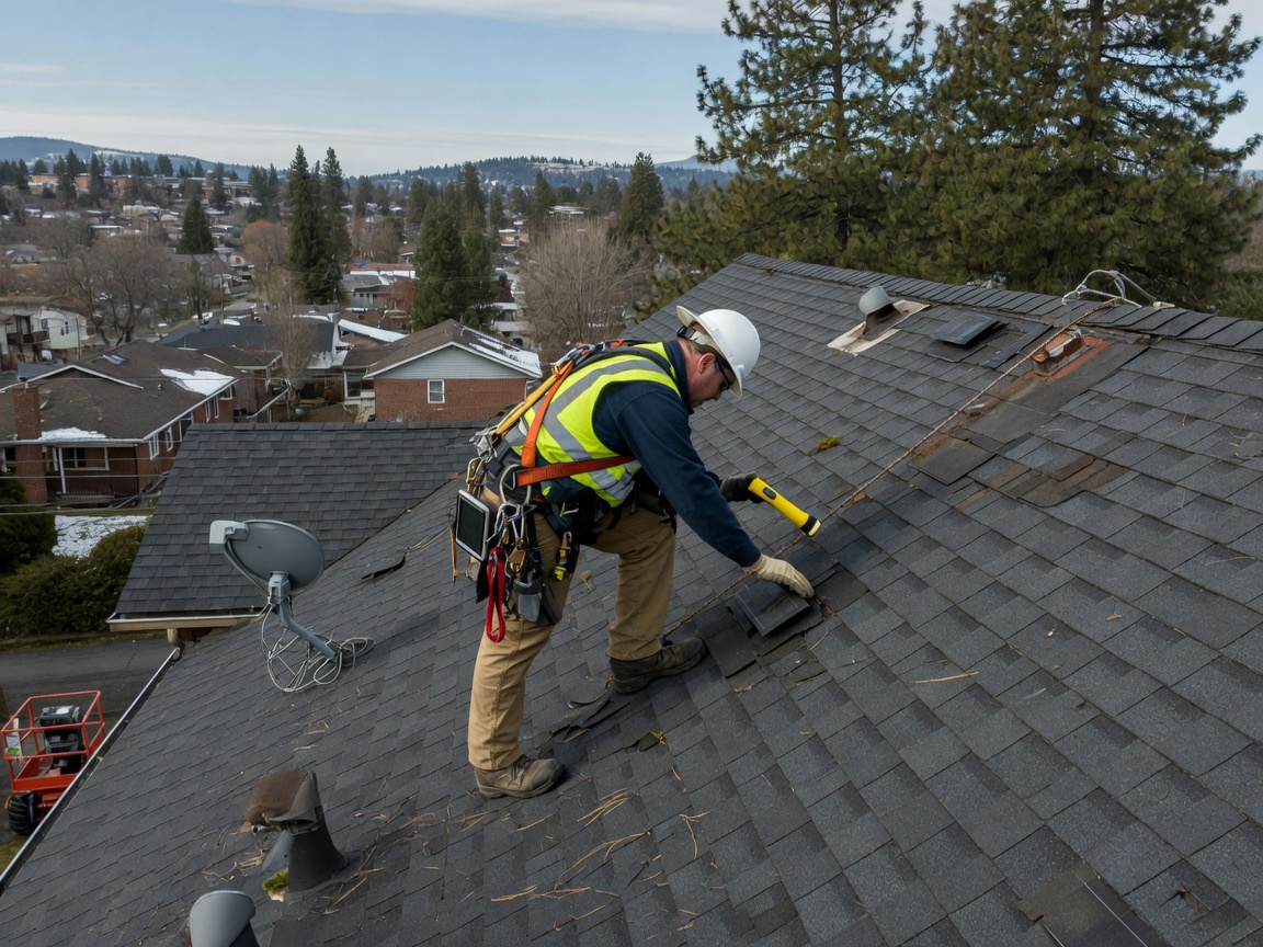 Annual roof inspection in Spokane