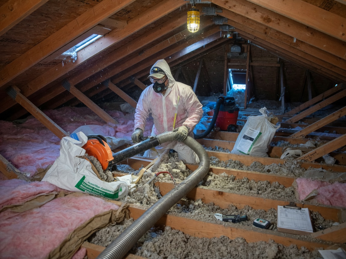 Attic insulation upgrade in Spokane