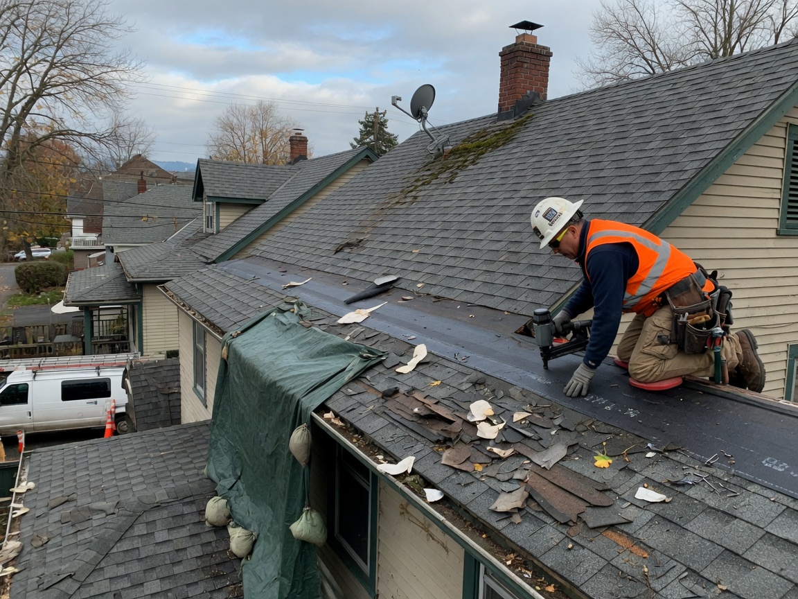 Residential roof service in Spokane
